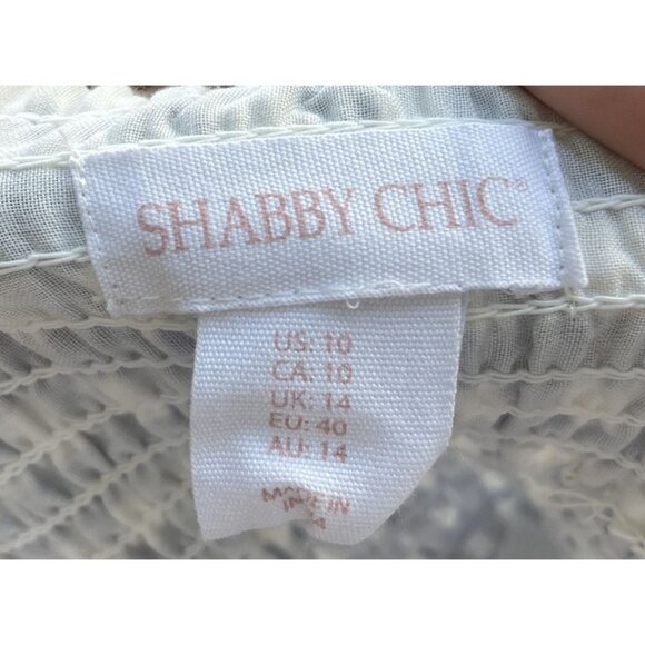 Shabby Chic Gingham Checkered Dress 10 Tiered Button Front Peasant Cottagecore - Picture 7 of 8